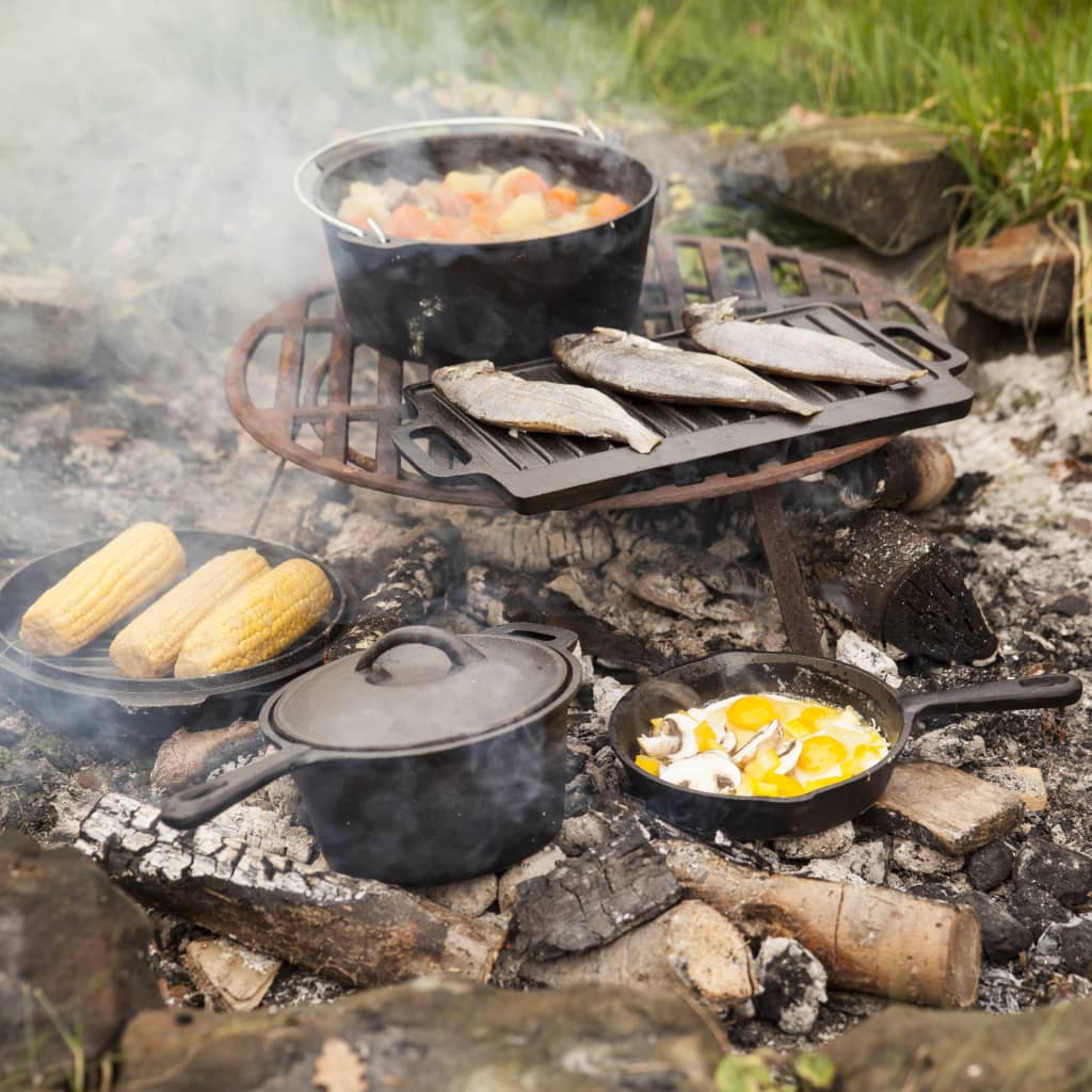 Esschert Design Esschert Design Camp Fire Cooking Set Zwartff240