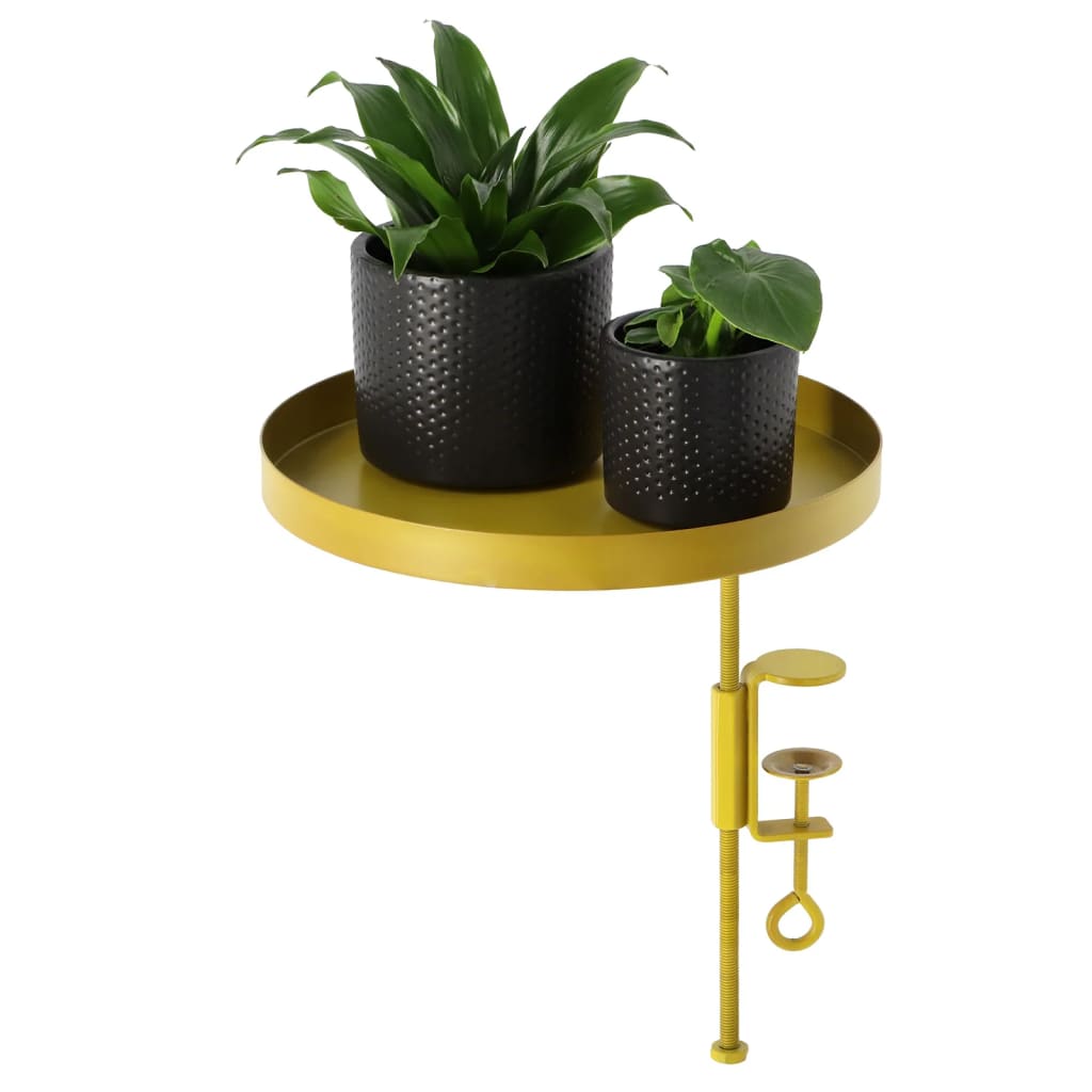 ESSCHERT Diseño Esschert Design Plant Blaad con abrazadera alrededor de L de color oro