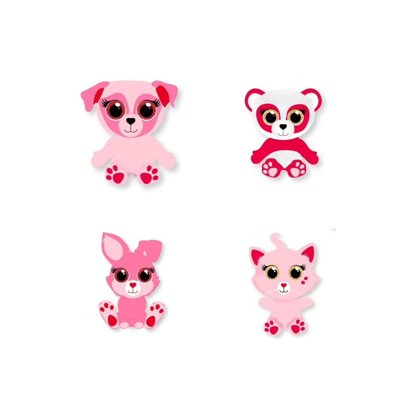 Ojo peluche san valentín coleccionables 10cm