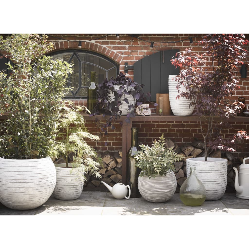 Capi Capi Flowerpot Nature fila Elegante capa 36x47 CM Color de marfil Krwi782