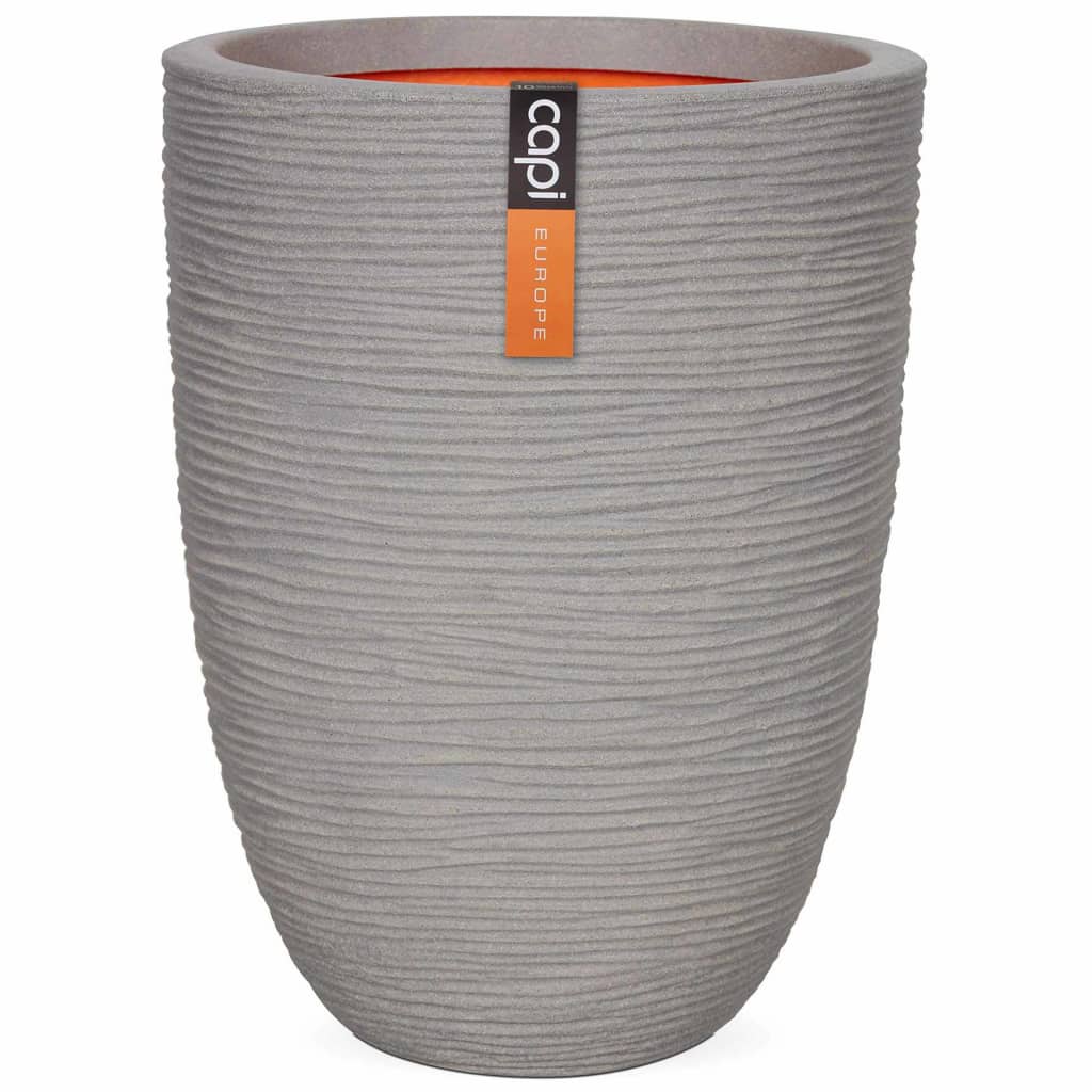 Capi Capi Flowerpot Nature Rib Elegant Layer 36x47 CM Gray