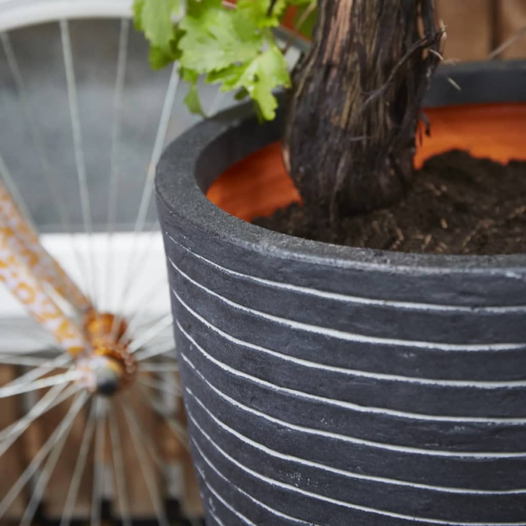 Capi Capi Flowerpot Nature Row Elegant Low 46x58 CM Antracita KRWZ783