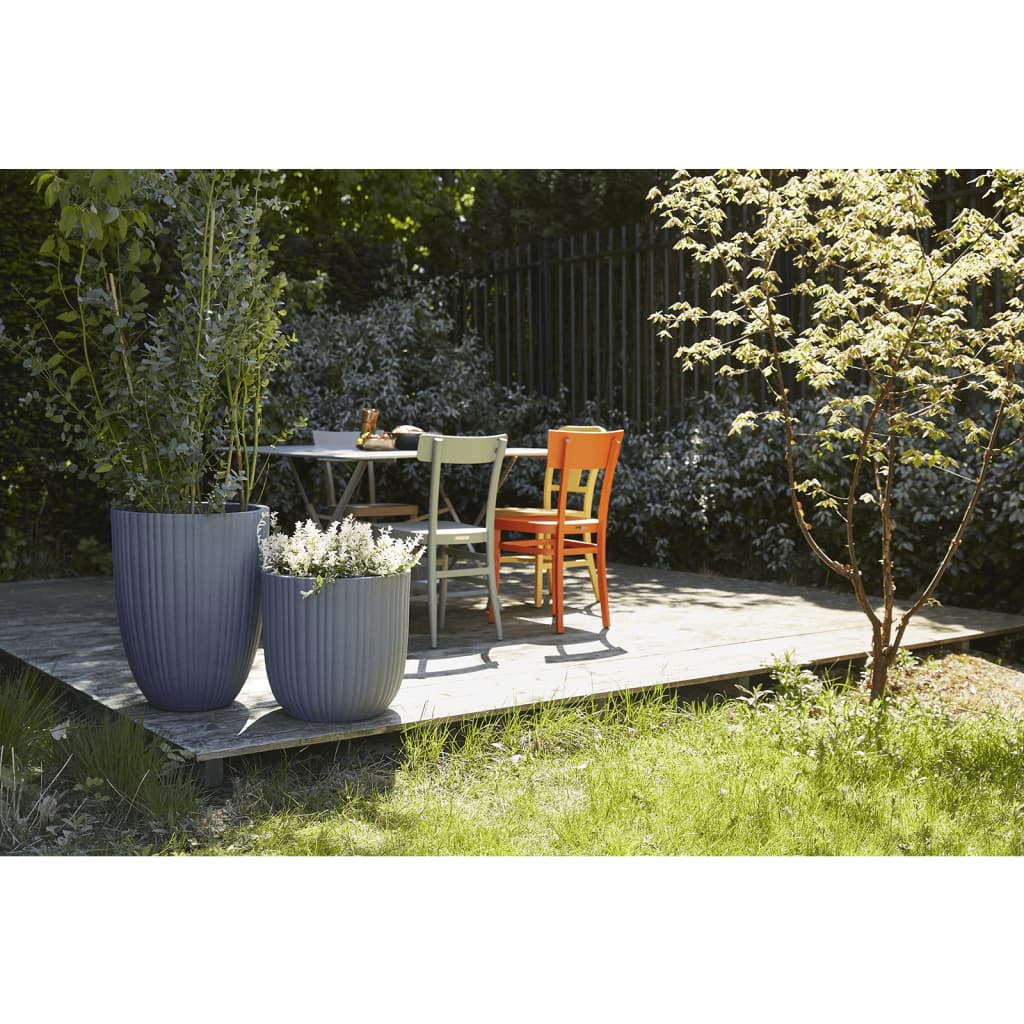 Capi Capi Flowerpot Tubo urbano Capa elegante 46x58 cm de gris oscuro