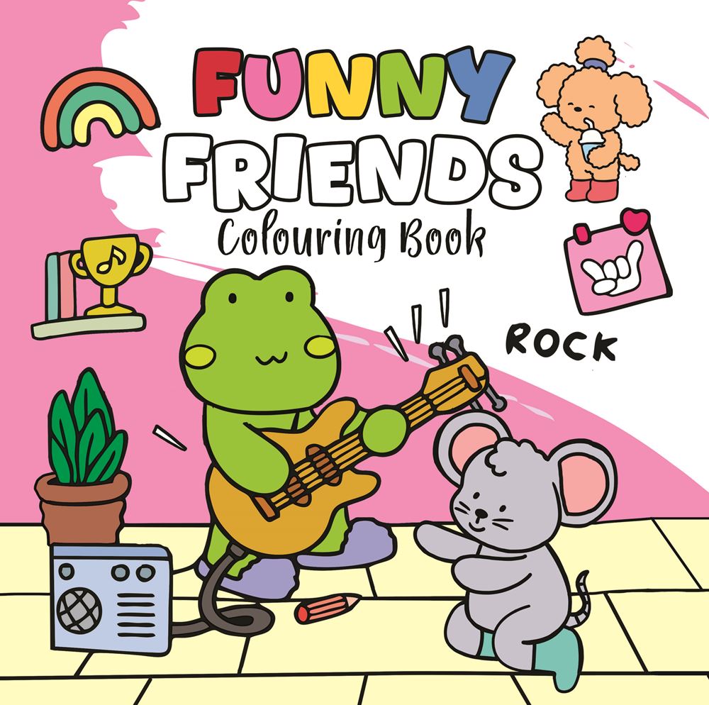 Cosy 1: libro da colorare amici felici 12 pezzi 4