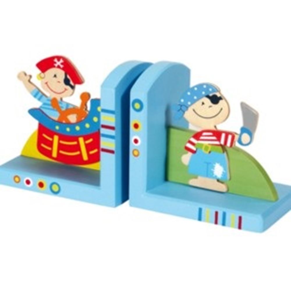 Simplemente para niños simplemente para soportes de libros piratas de madera