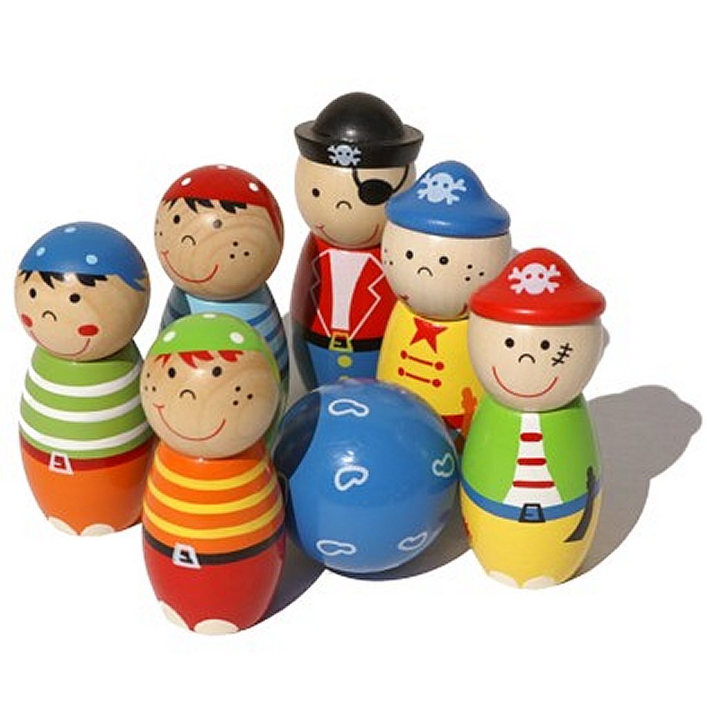 Simplemente para niños simplemente para 22107 Piratas de juego de cono de madera