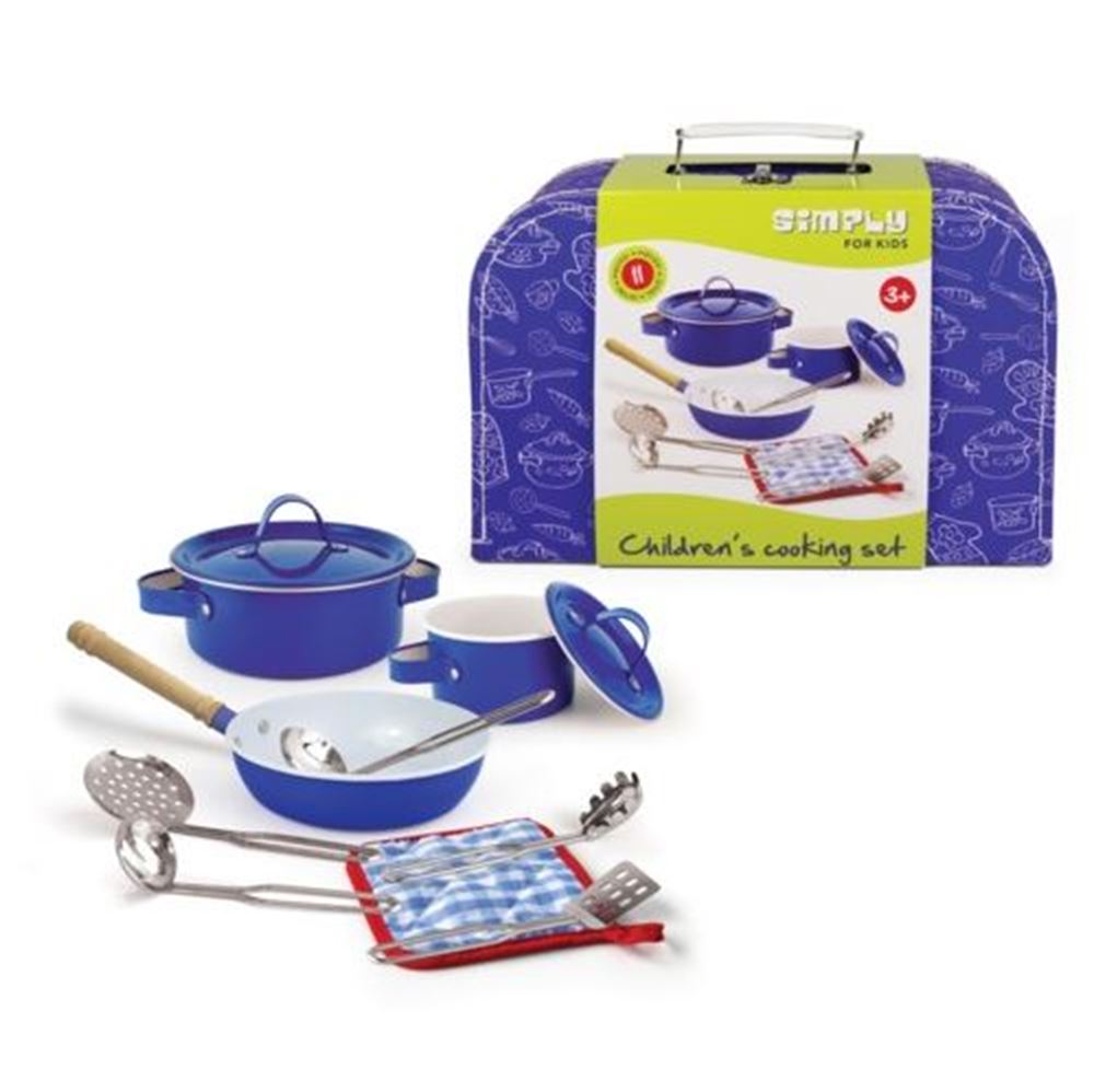 Set da cucina in valigia blu