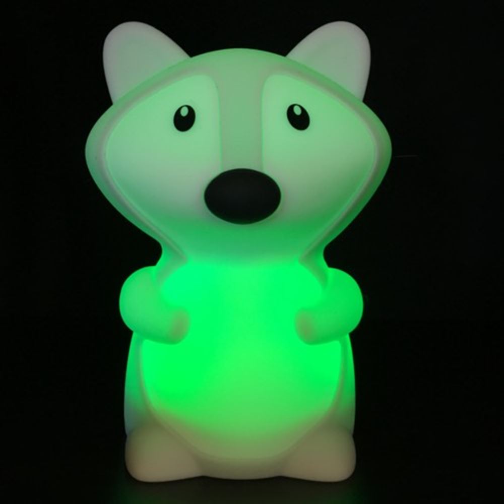Lampada da notte in silicone volpe. 1+