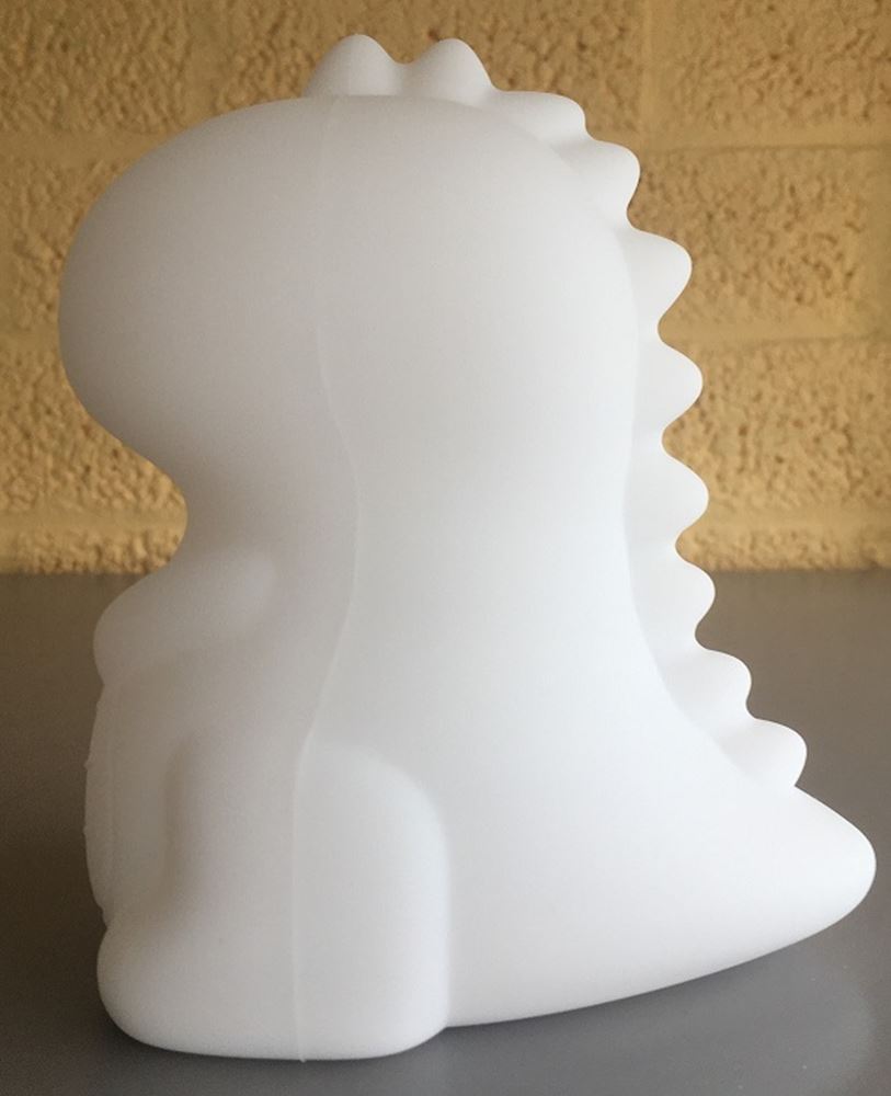 Lampada da notte in silicone dinosauro. 1+