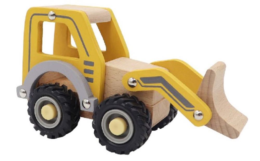 Bulldozer in legno. 3+