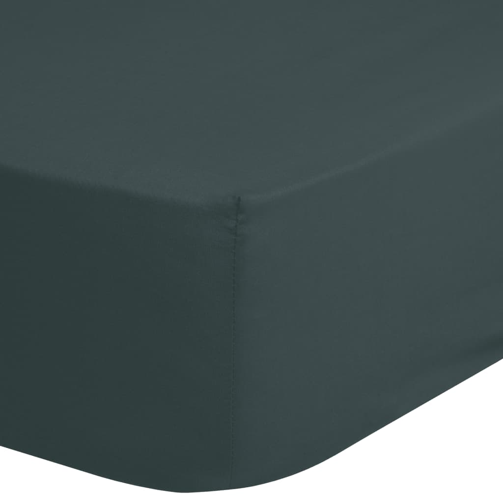 Buenos días Buenos días Hoja ajustada 100x200 cm de color verde oscuro