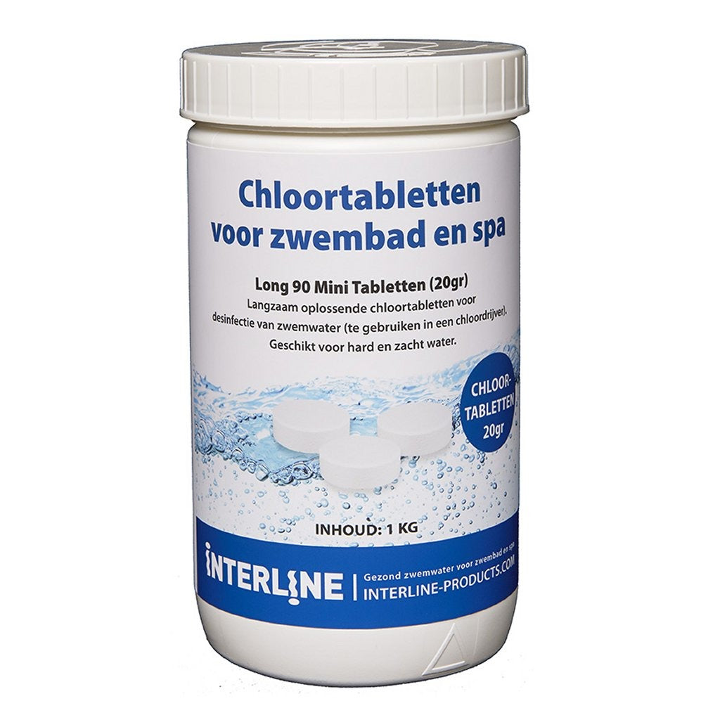 Compresse di cloro interline Long90 20 gramma 1 kg