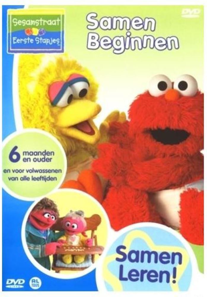 Avviate insieme il DVD di Sesame Street.