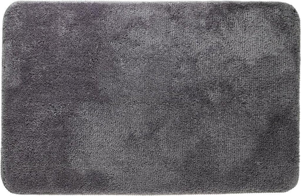 Pelle di pelle di guarnizione coglione angora badmat 60x90 cm poliestere grigio scuro