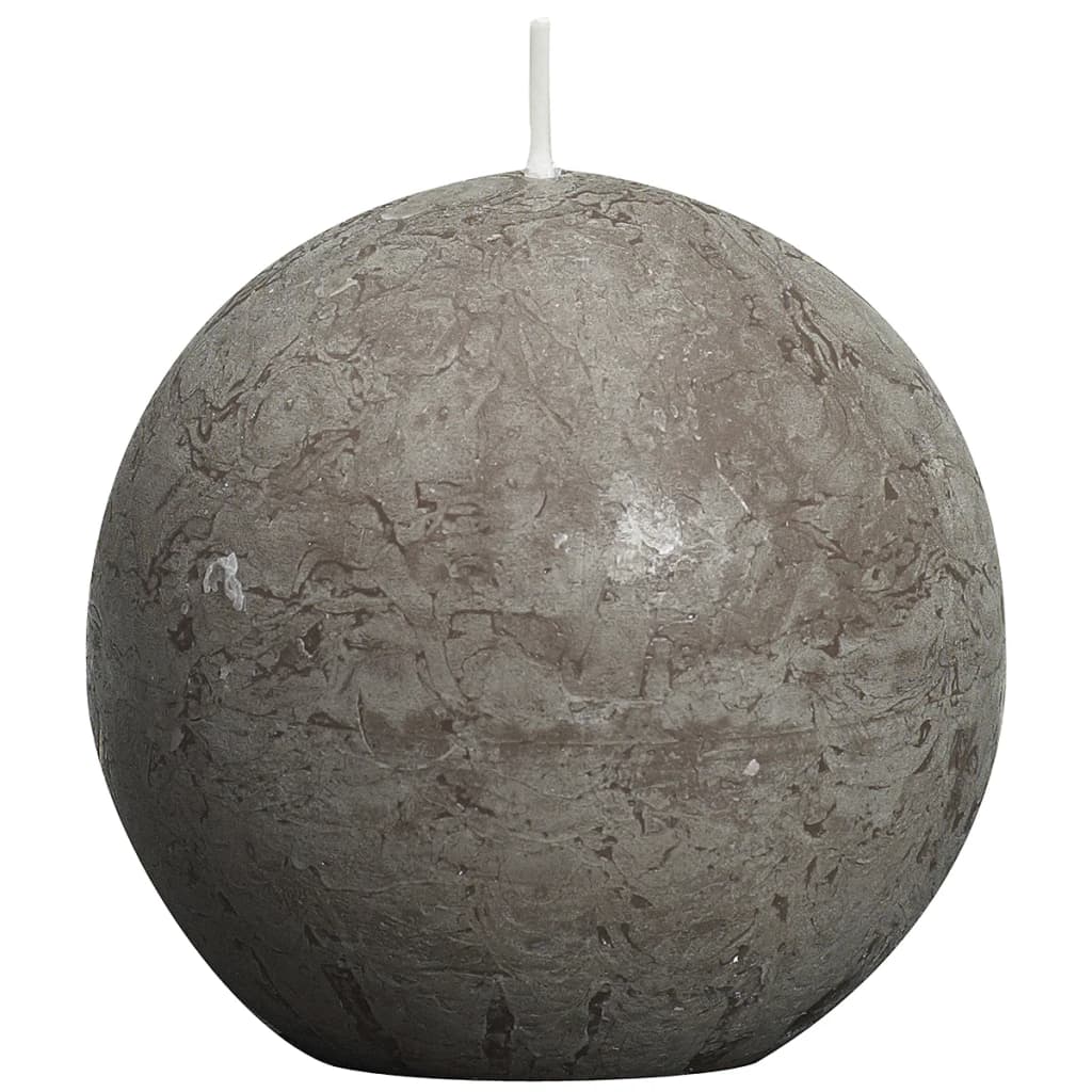 Bolsius Bolsius Bolkaard rústico 80 mm Taupe 6 STS