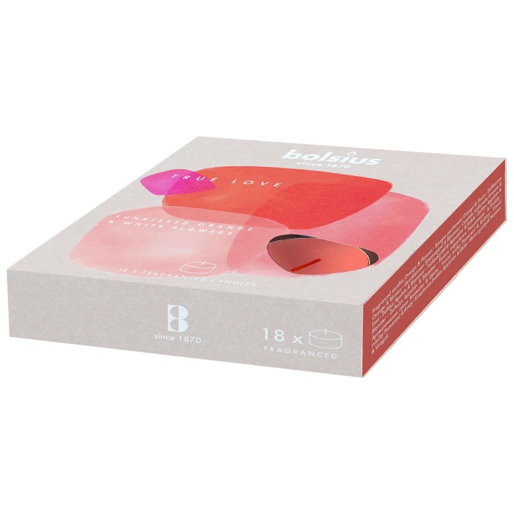 Bolsius Bolsius True Love Odor Waxin Lights 18 piezas