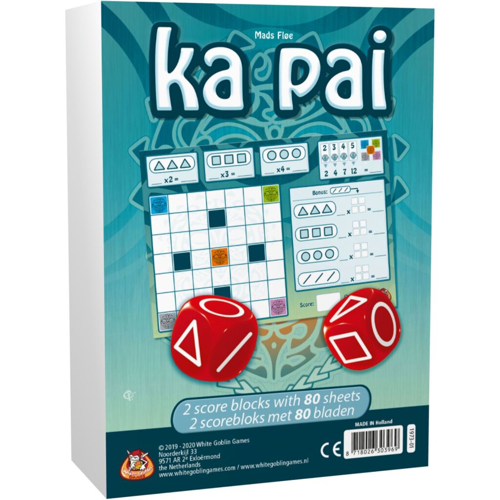 Juegos Goblin White Ka Pai Score Block