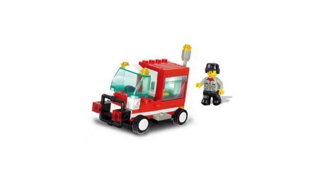 Sluban City Motors M38-B0180 Auto da lavoro 68 pezzi