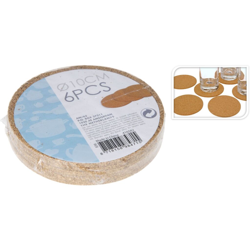 BASS BASE CORK BUASTERS 10 cm 6 pezzi