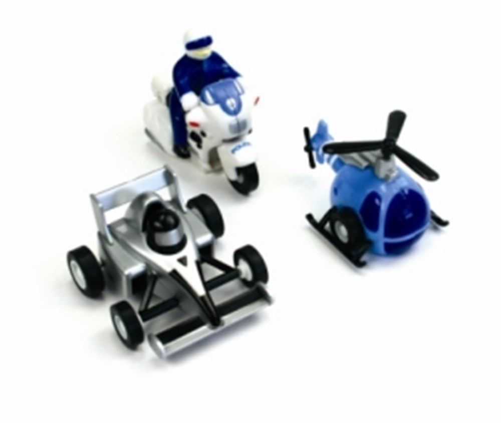 Pull back DSP: moto, elicottero, auto (24 pz