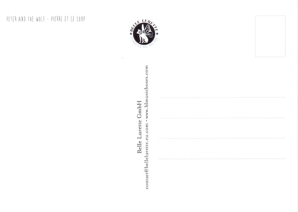 Cartolina illustrata cd05: peter the w 6 pz