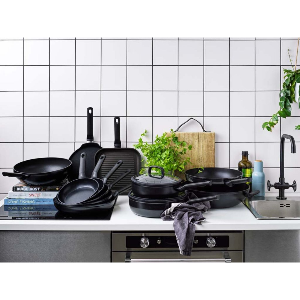 Bk bk e facile padella induzione 20 cm nero
