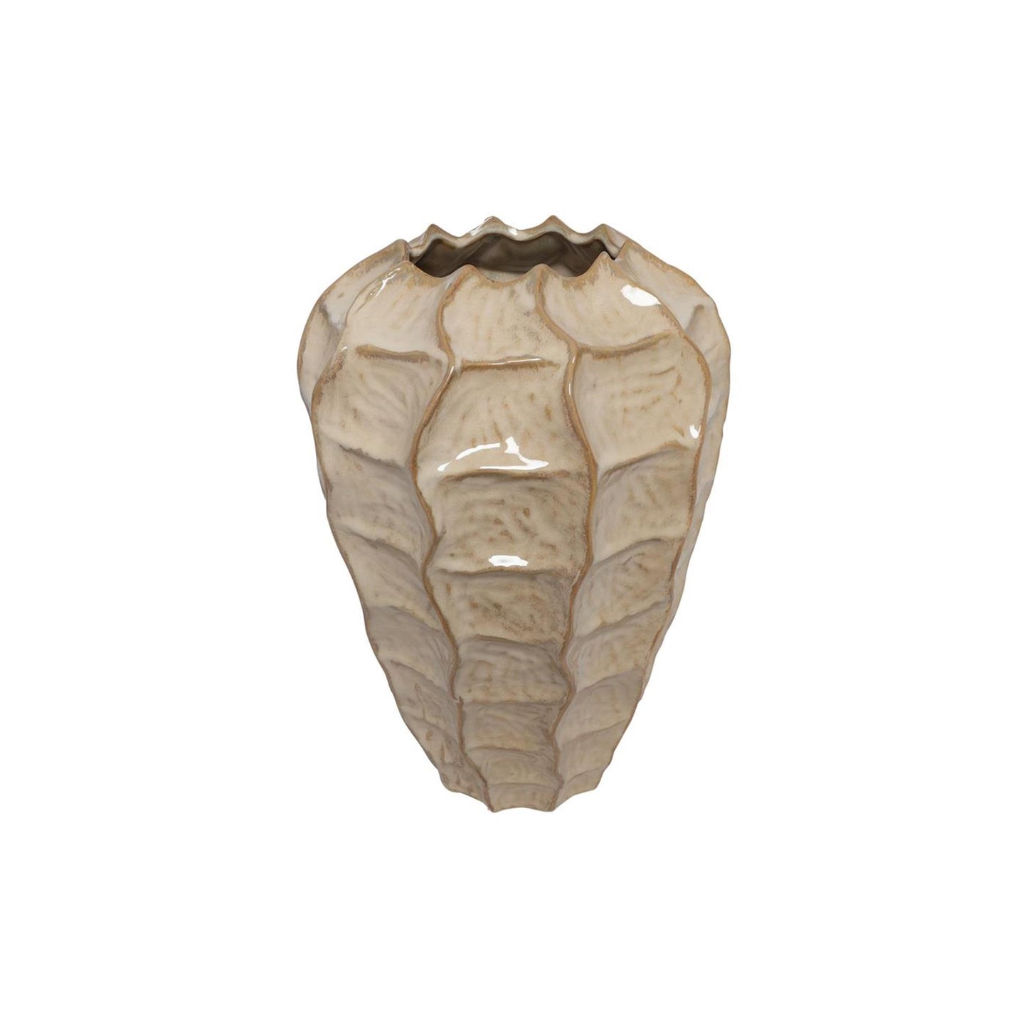 Vaso Countryfield rialto m beige l25w25h37cm