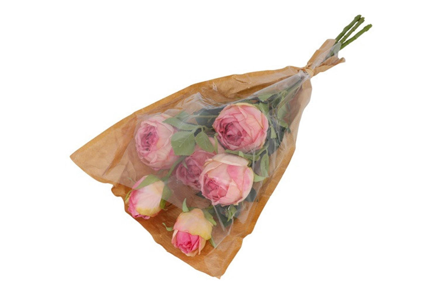 Bouquet artificiale Countryfield belle rosa h55c