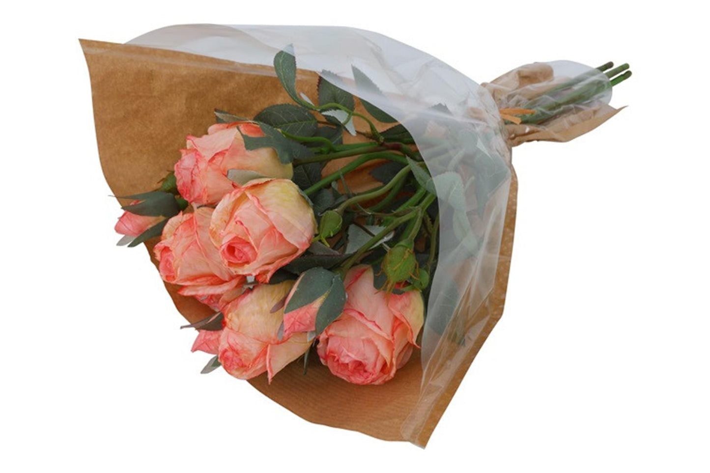 Bouquet artificiale Countryfield rosa rosa h44cm