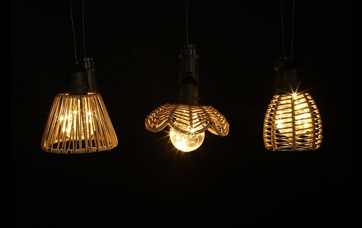 Lampada a sospensione Countryfield LED marrone h16cm
