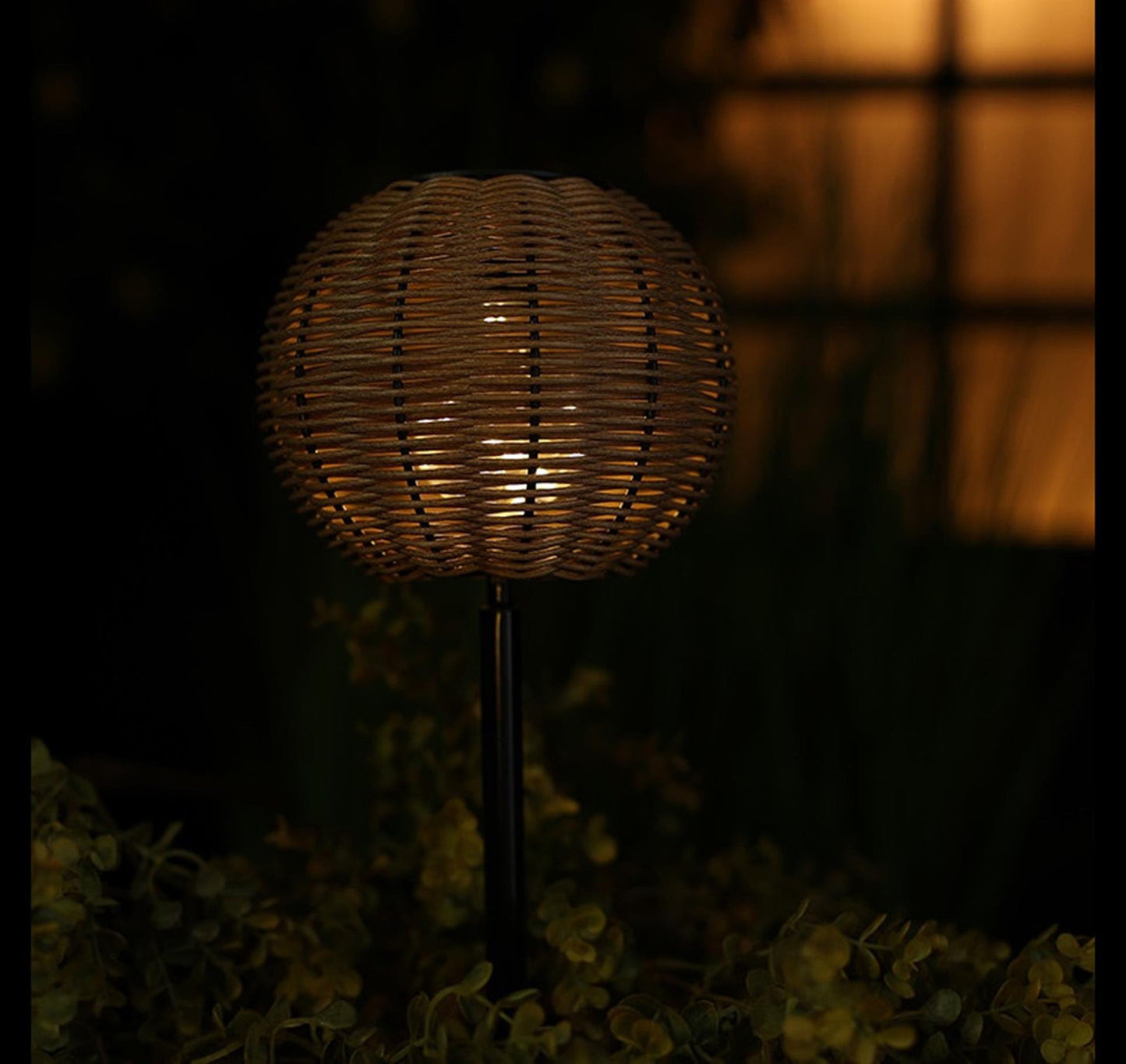 Lampada da tavolo solare Countryfield marrone h30cm