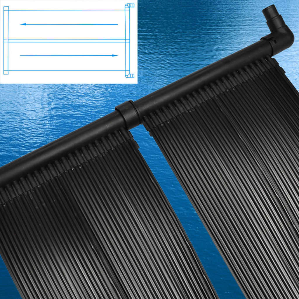 Panel de calefacción solar Vidaxl para la piscina 80x620 cm