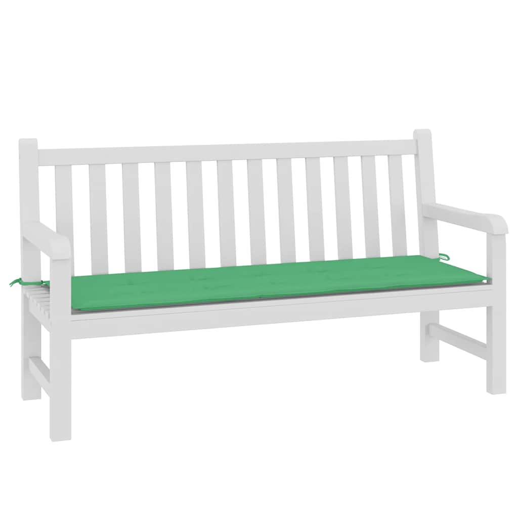 Vidaxl Garden Bench Cushion 150x50x3 CM Oxford Fabric Green