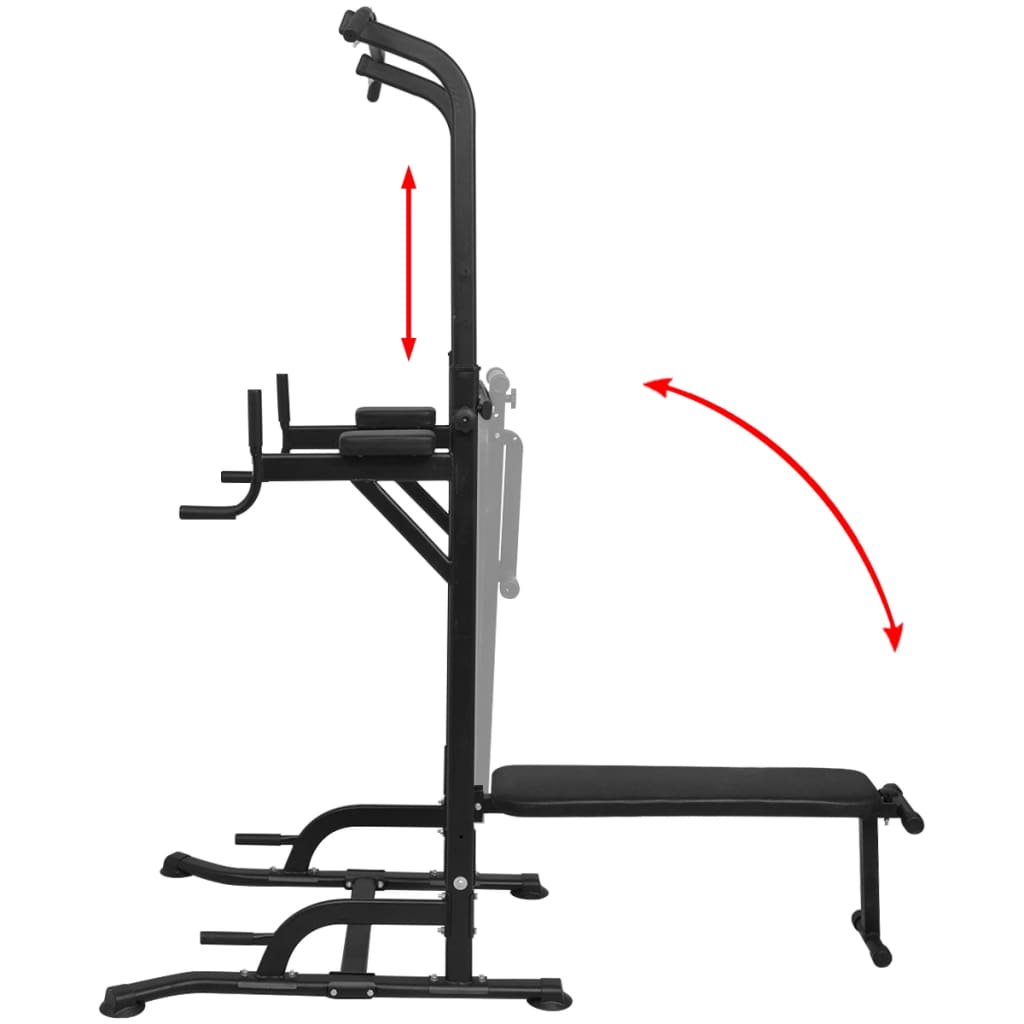 Dispositivo de fitness de Vidaxl con banco de sentadillas