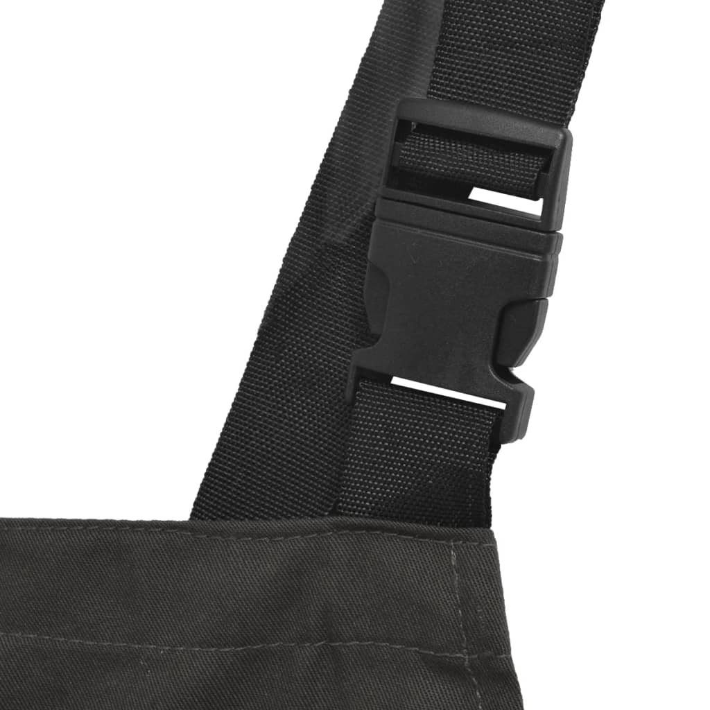 Vidaxl Men Dungarees Tamaño L Gris