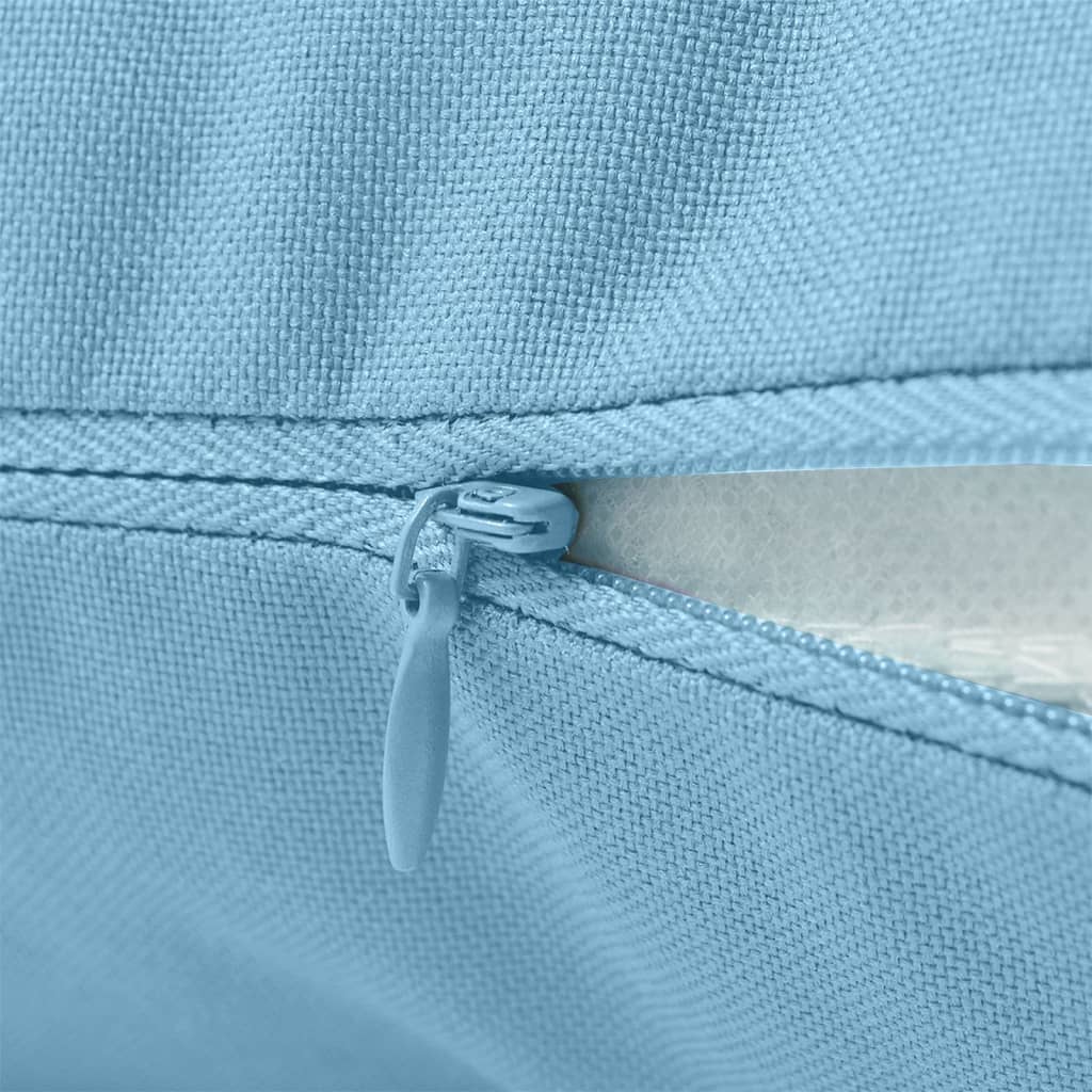 Vidaxl cuscini da esterno 45x45 cm azzurro 4 pezzi