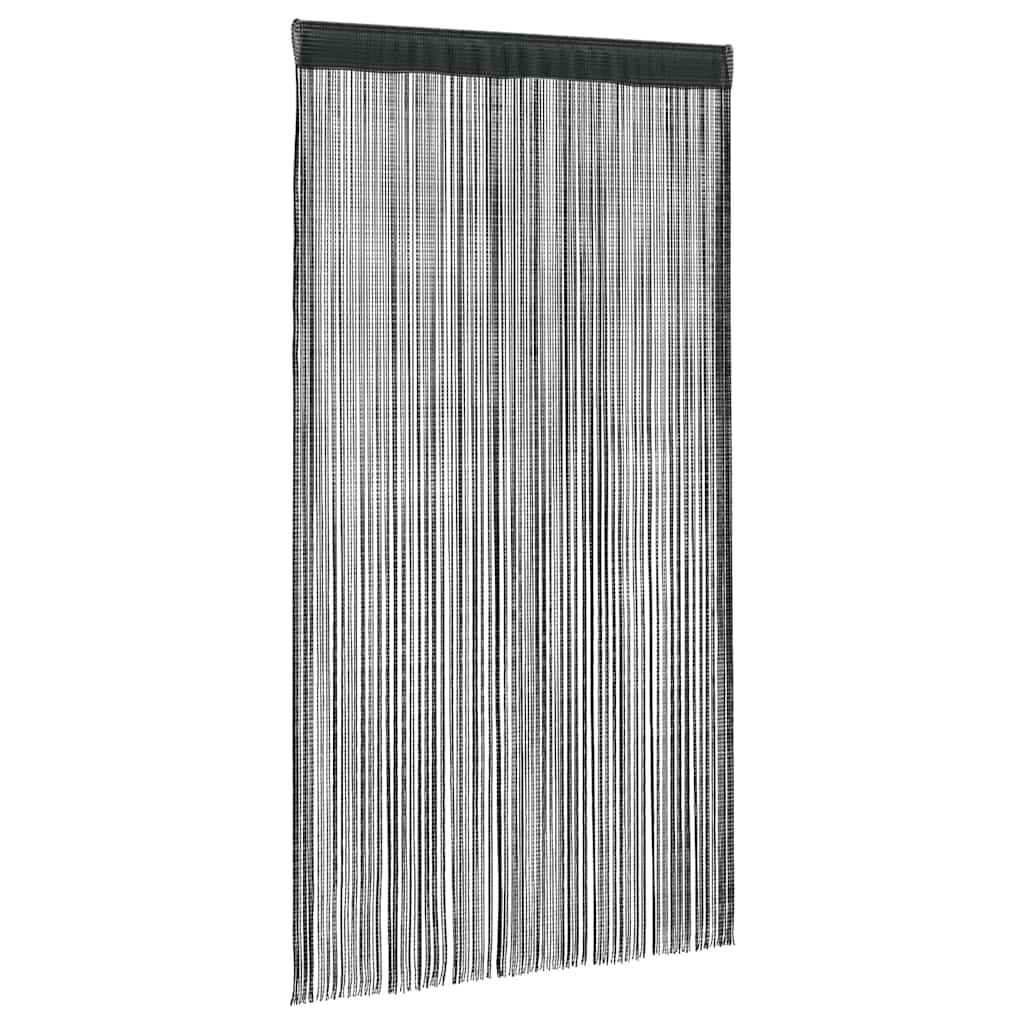 Cortinas de alambre de Vidaxl 2 pcs 100x250 cm negro