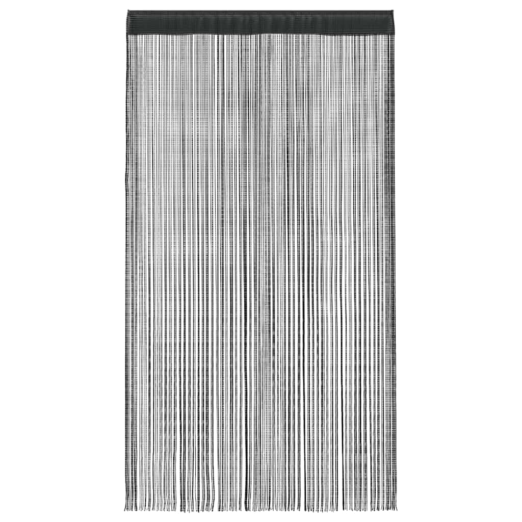 Tende a filo Vidaxl 2 ST 140x250 cm nero