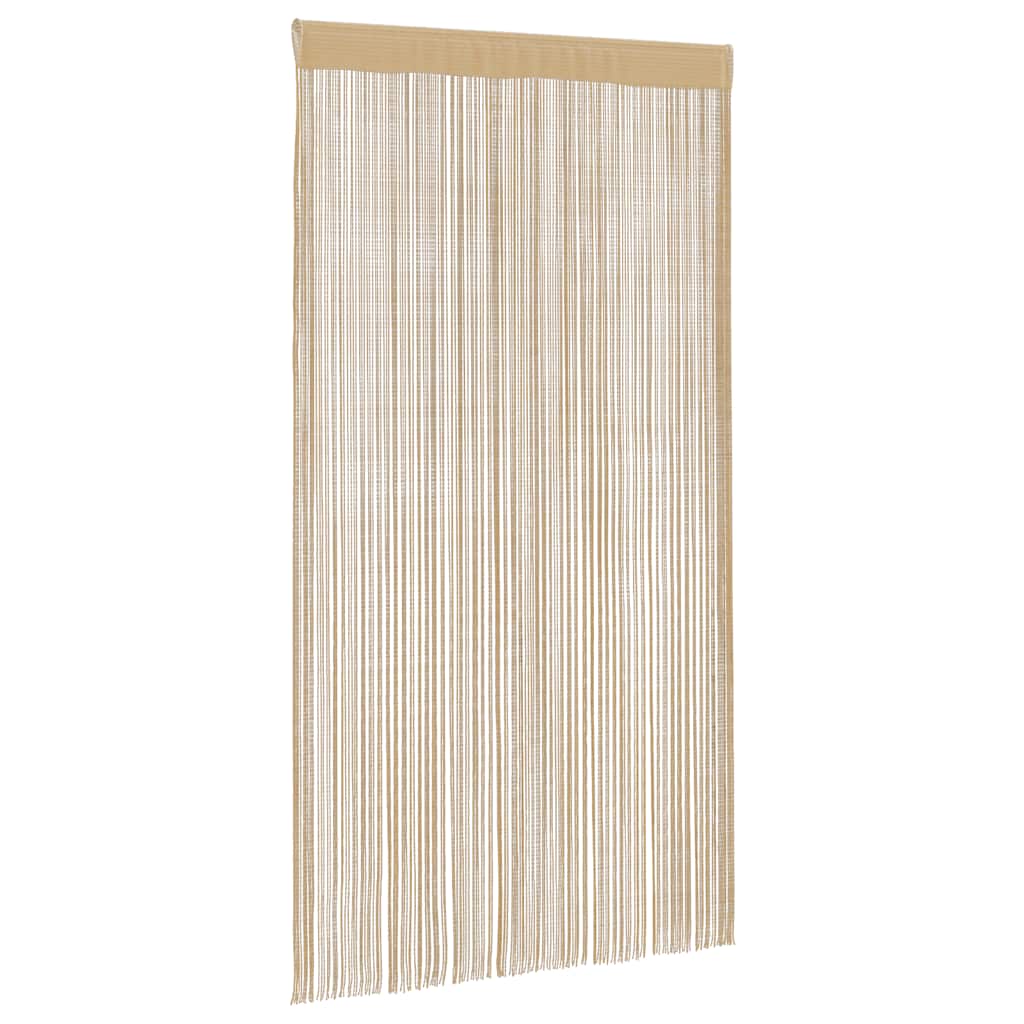 Cortinas de alambre de Vidaxl 100x250 cm beige 2 sts