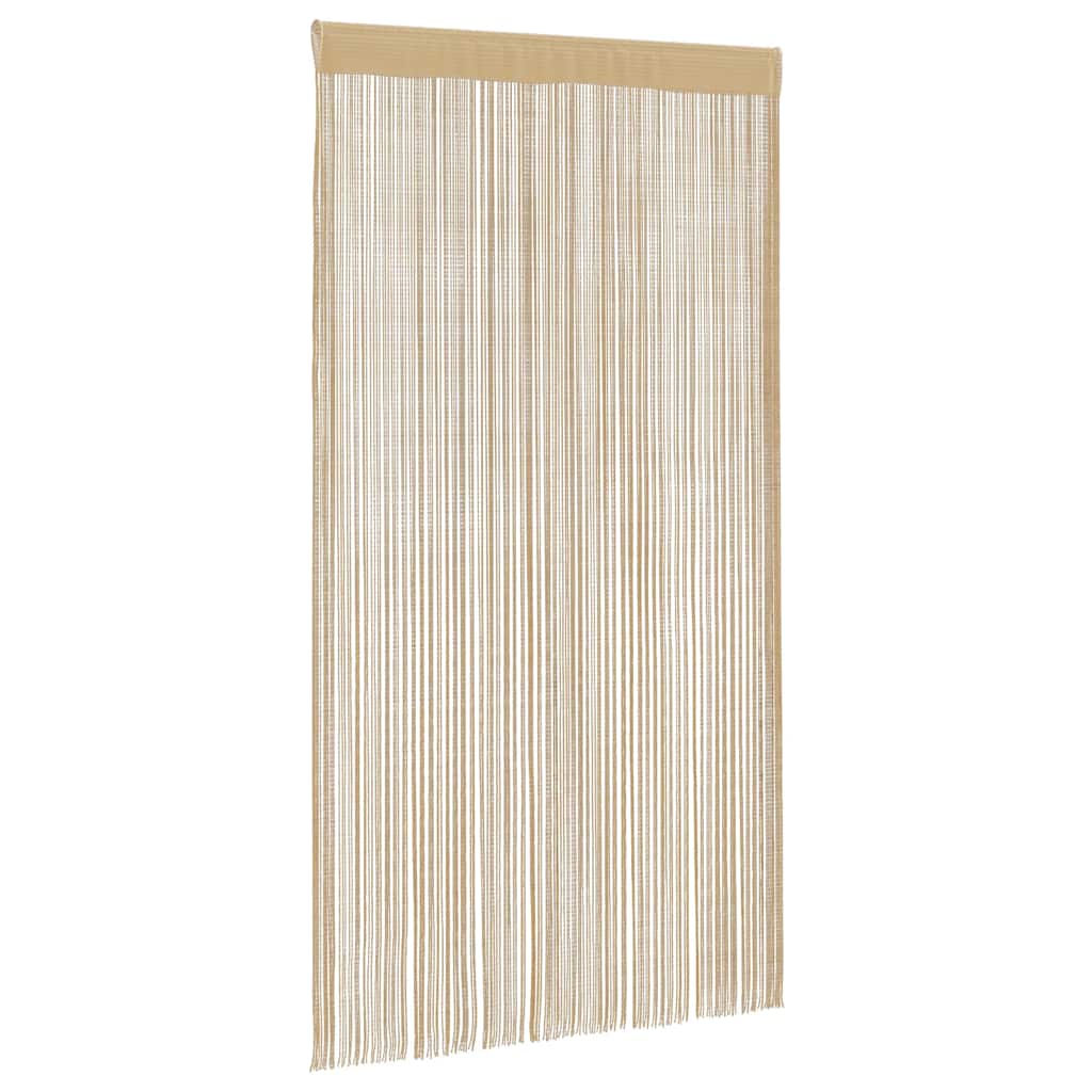 Cortinas de alambre de Vidaxl 140x250 cm beige 2 sts