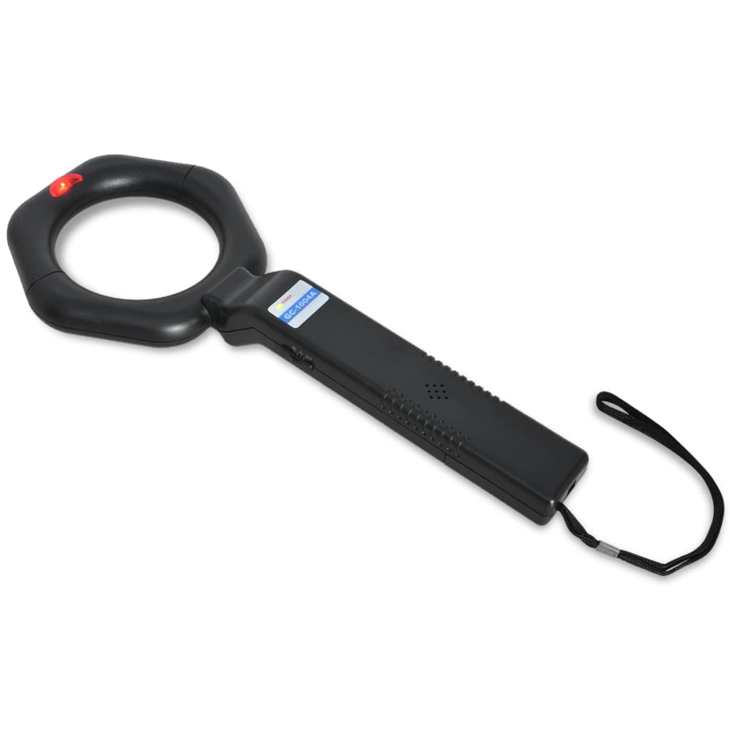 Vidaxl Detector de metal portátil Negro
