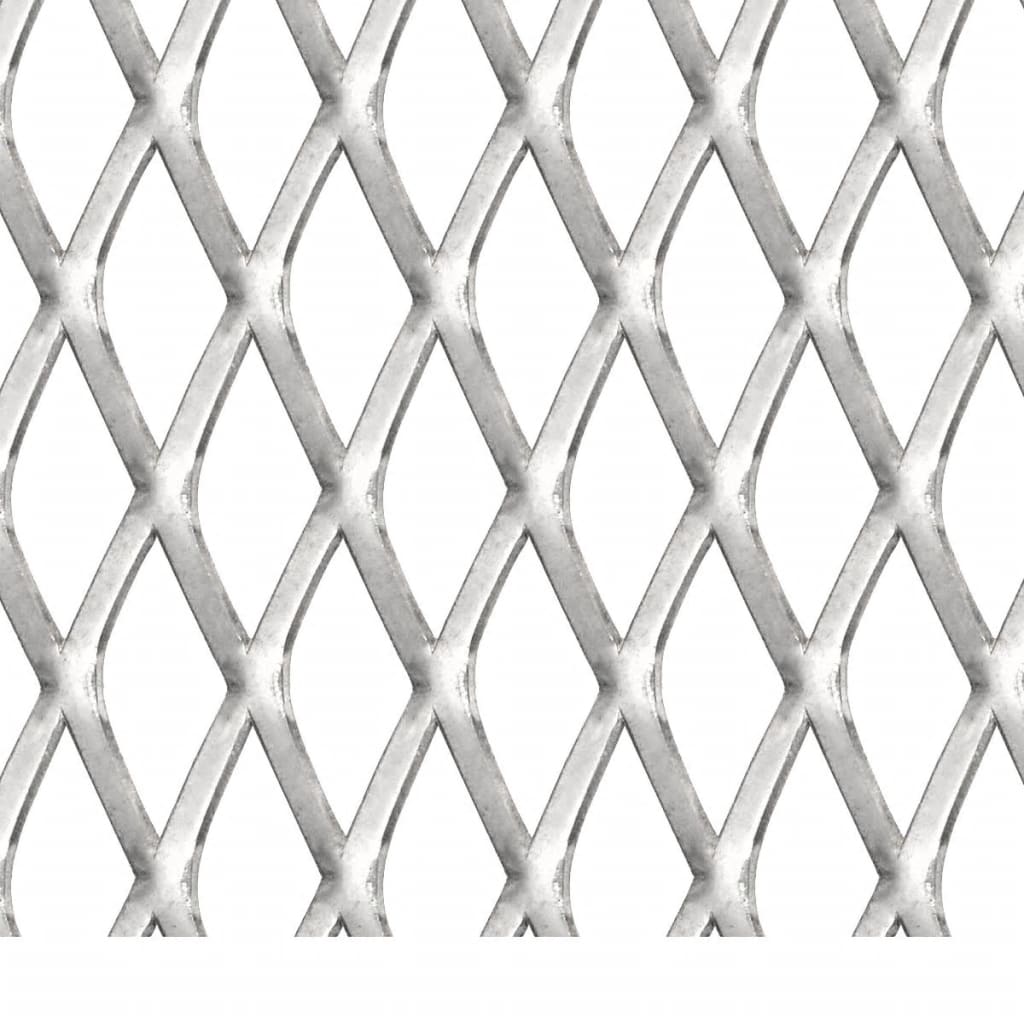 Valla de alambre Vidaxl 50x50 cm 20x10x2 mm de acero inoxidable