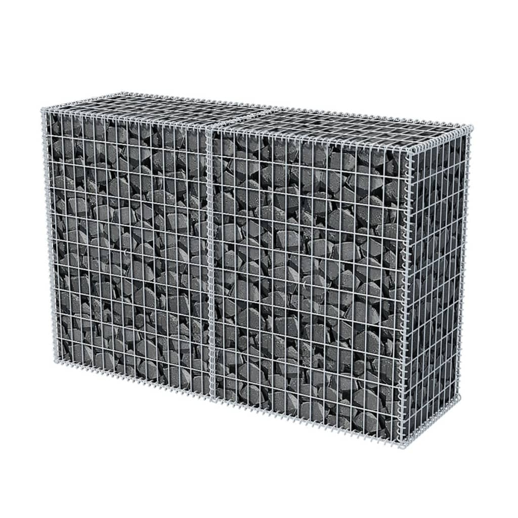 Canasta de gabión Vidaxl 150x50x100 cm de acero galvanizado