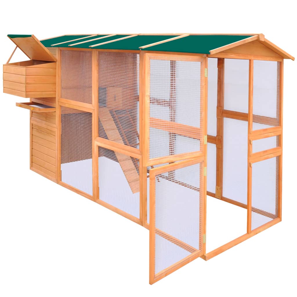 Vidaxl Chicken Coop 295x163x170 cm de madera