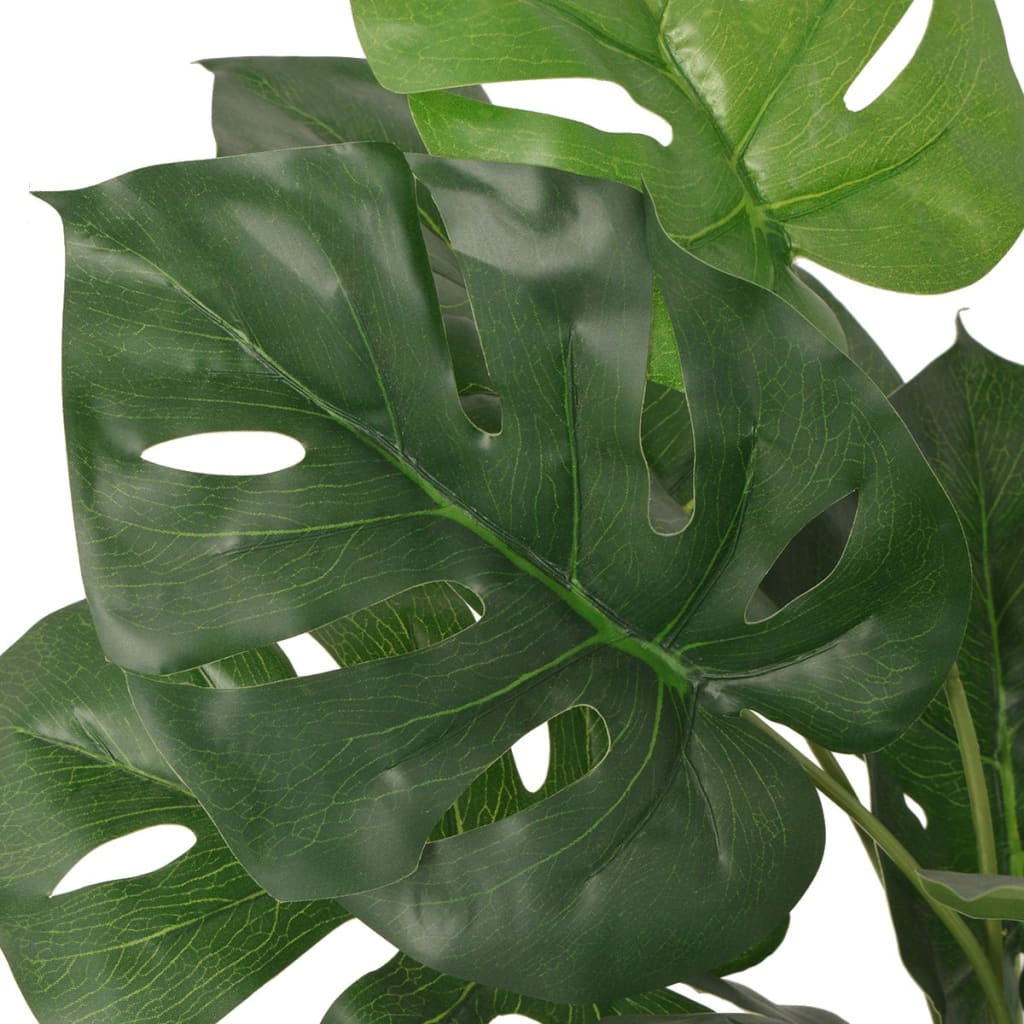 Vidaxl Plant artificiale con pentola monstera 45 cm verde