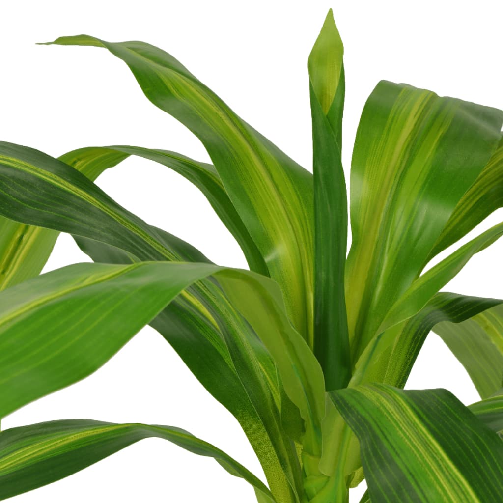 Vidaxl Art Dracena Planta con maceta 100 cm verde