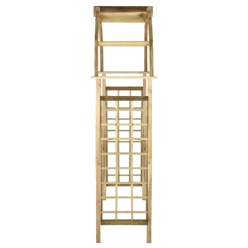 Vidaxl Garden Arch Impragato Pine Wood Green