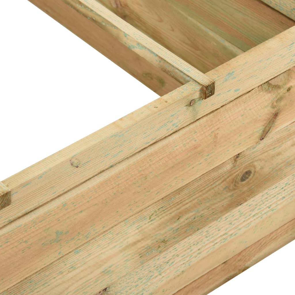 Vidaxl Planning Box 120x120x40 cm Pine impregnado