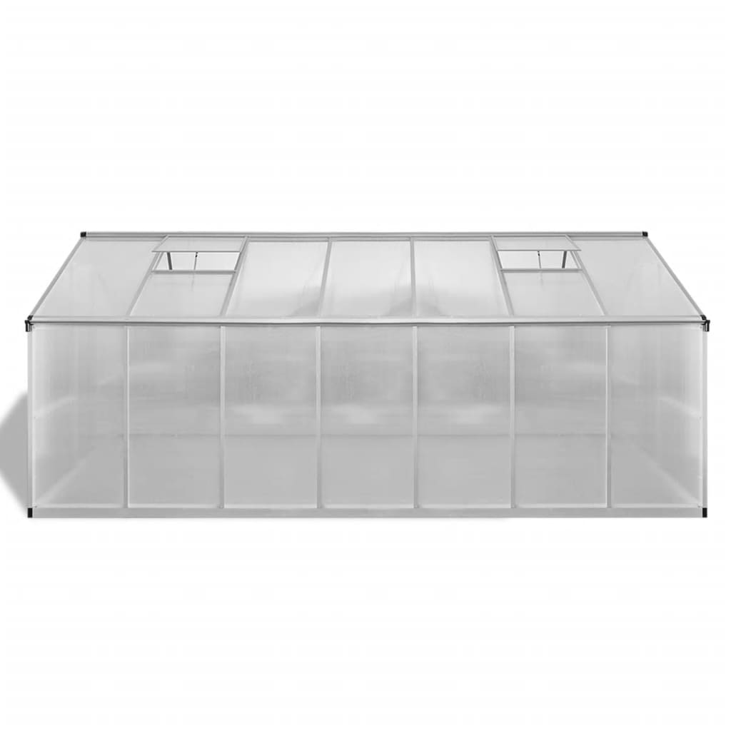Vidaxl Tuinkas 10,53 m² Alluminio rafforzato
