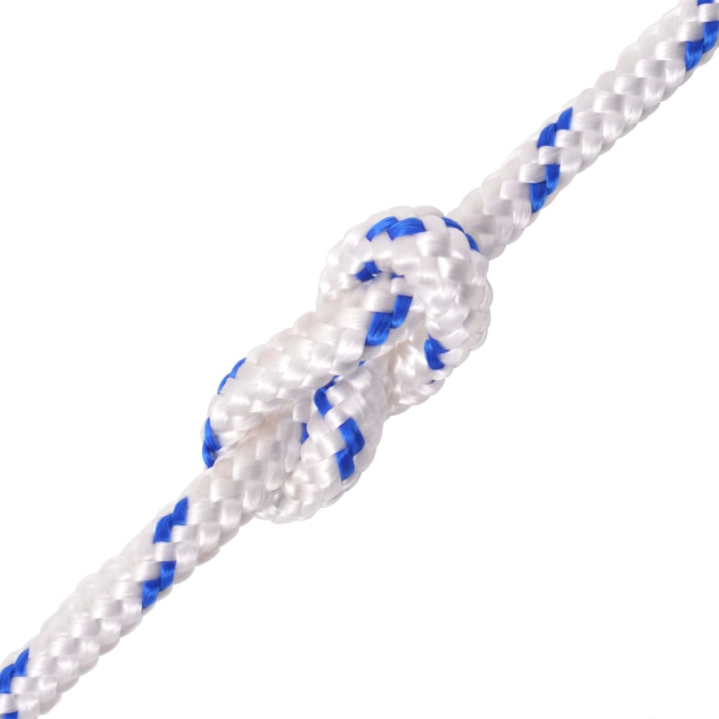 Vidaxl Boot Rope 14 mm 50 m de polipropileno blanco